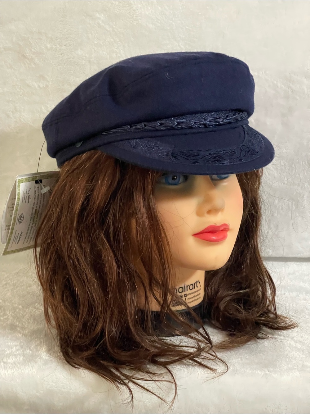 Aegean brand navy blue Greek fisherman's cap new with tags